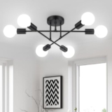 Modern 6-Light Sputnik Ceiling Chandelier