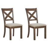 2 Moriville Modern Farmhouse Dining Chairs