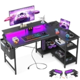 ODK 48″ L-Shaped Gaming Desk with LED Lights