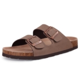 ODOLY Womens Arch Support Cork Slide Sandals