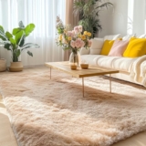 OLANLY Machine Washable Shaggy Area Rug
