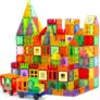 OugerToy 104PCS Magnetic Building Tiles