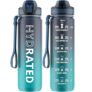 32oz Motivational Water Bottle with Straw