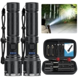 Rechargeable Magnetic Flashlights, 2-Pack