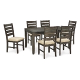 Rokane 20″ Dining Table Set with 6 Chairs