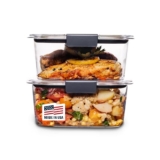 Brilliance BPA-Free Food Containers, 2-Pack