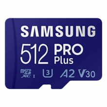 Samsung PRO Plus 512GB microSD Card & Adapter