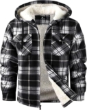 Men’s Fleece Flannel Shirt Jacket