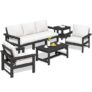 7 Piece Outdoor Patio Furniture Set