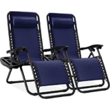 Set of 2 Adjustable Zero Gravity Chairs