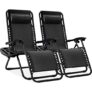 Set of 2 Adjustable Zero Gravity Chairs