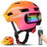 Smart Kids Bike Helmet with LED Display