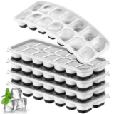 Stackable Silicone Ice Cube Tray Set