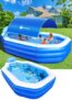 StarOcean Large Inflatable Pool with Canopy