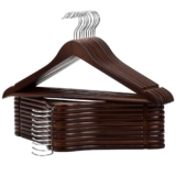StorageWorks 20 Pack Wooden Hangers