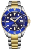 Stuhrling Mens Dive Watch Blue Dial