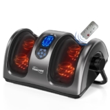 TISSCARE Shiatsu Foot Massager with Heat for Pain Relief and Circulation