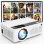 TMY Mini Bluetooth Projector, 1080P HD