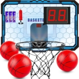TREYWELL Mini Basketball Hoop with LED Lights