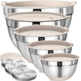 8PCS Stainless Steel Mixing Bowls