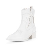 Vepose Women’s White Embroidered Boots
