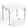 VINGLI 34 inch Foldable Plastic Table