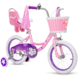 WEIZE Kids Bike with Training Wheels & Basket