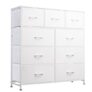 WLIVE 9-Drawer Fabric Storage Dresser