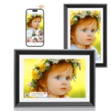 YAXTIFIU 10″ WiFi Digital Picture Frame with IPS Touch Screen and 16GB Storage