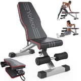 Yoleo Adjustable Foldable Weight Bench