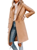 Yousify Women’s Wool-Blend Double-Breasted Pea Coat