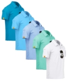 ZITY Mens Polo Shirt 5 Pack